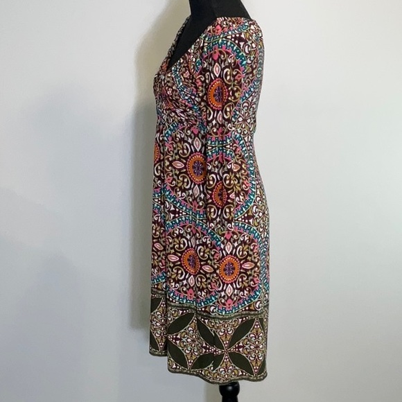 Muse Colorful Boho Print Dress - Picture 4 of 8